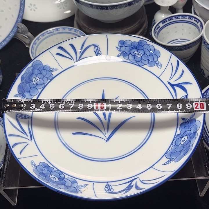 碗手绘木棉花八寸盘