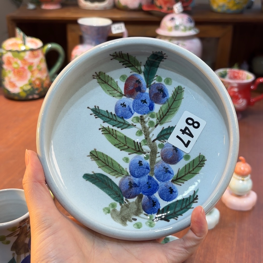 摆件景德镇手绘高温釉下彩陶瓷茶具