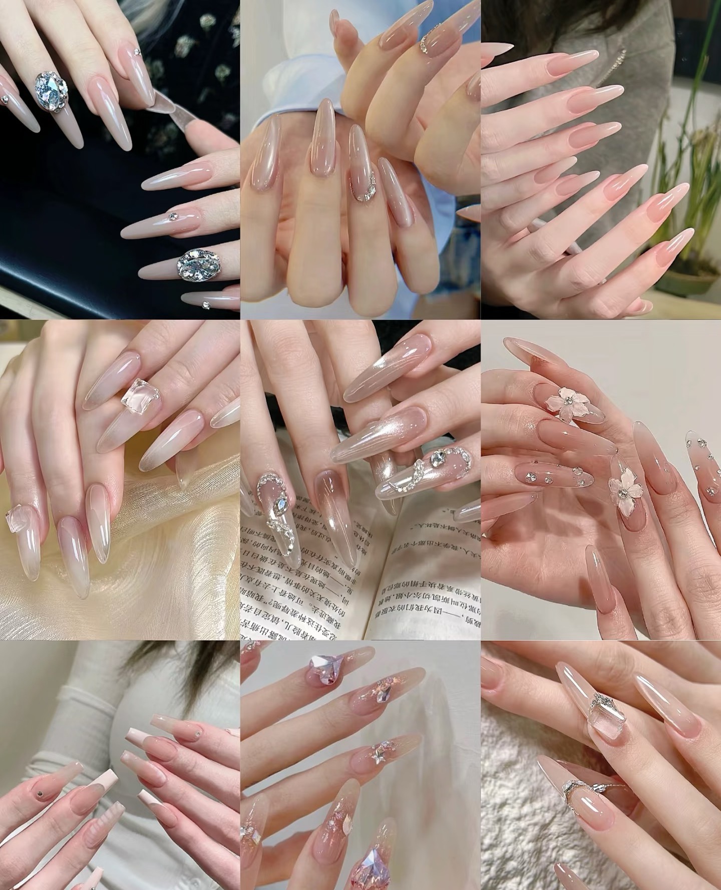 纯手工穿戴甲一单包邮默认微微微瑕