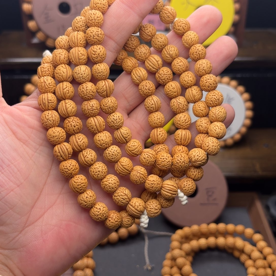 铲***问手串桃核108桃核野生