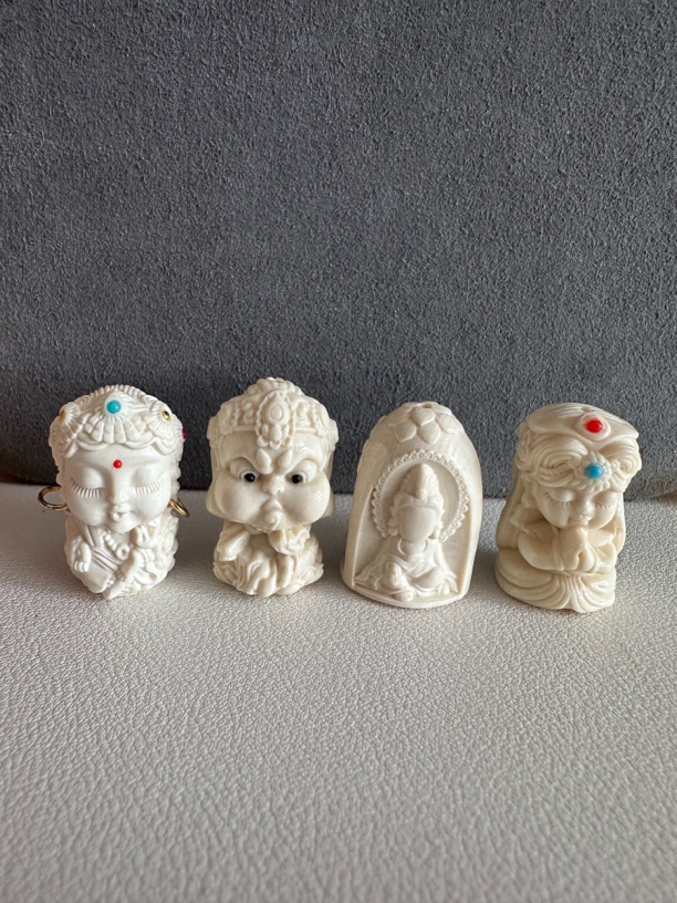 猛犸牙雕刻件单个其一