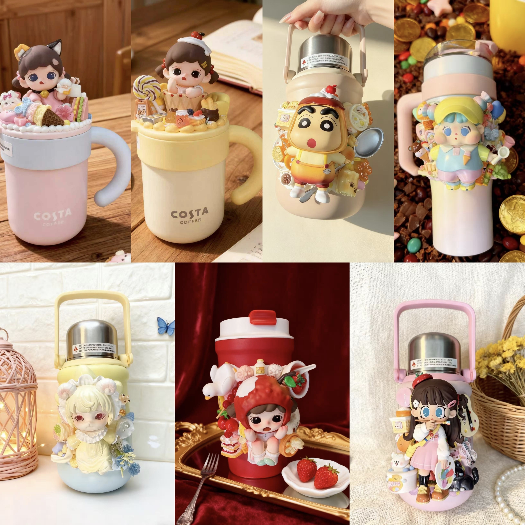 （179）奶油胶手作潮玩DIY家居桌面摆件创意水杯礼品