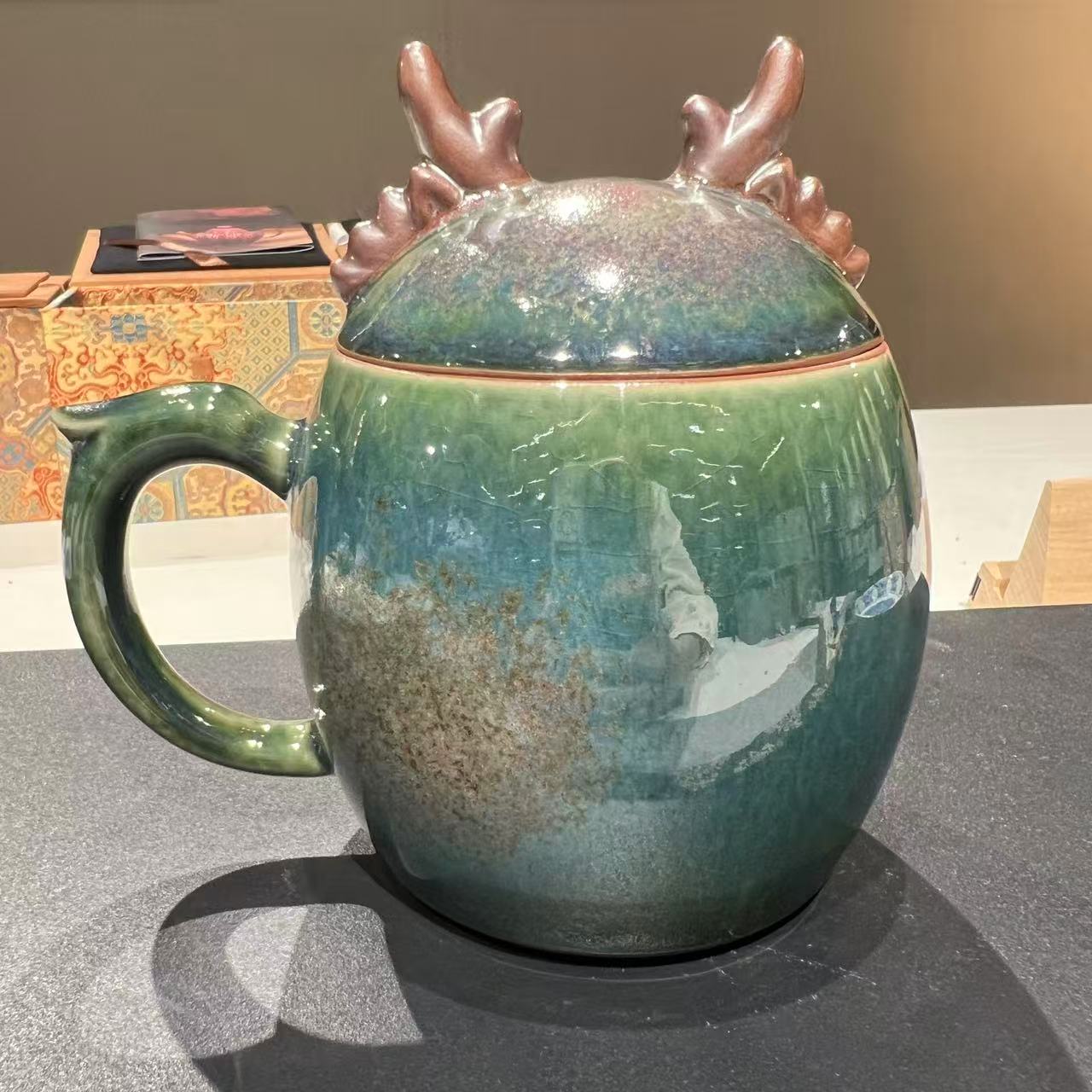 景德镇陶瓷鹿角主人杯14