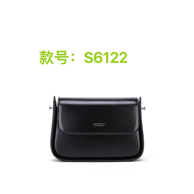 【RAIN.CUN】J-6122-黑色RAIN.CUN.百搭腋下斜跨女包