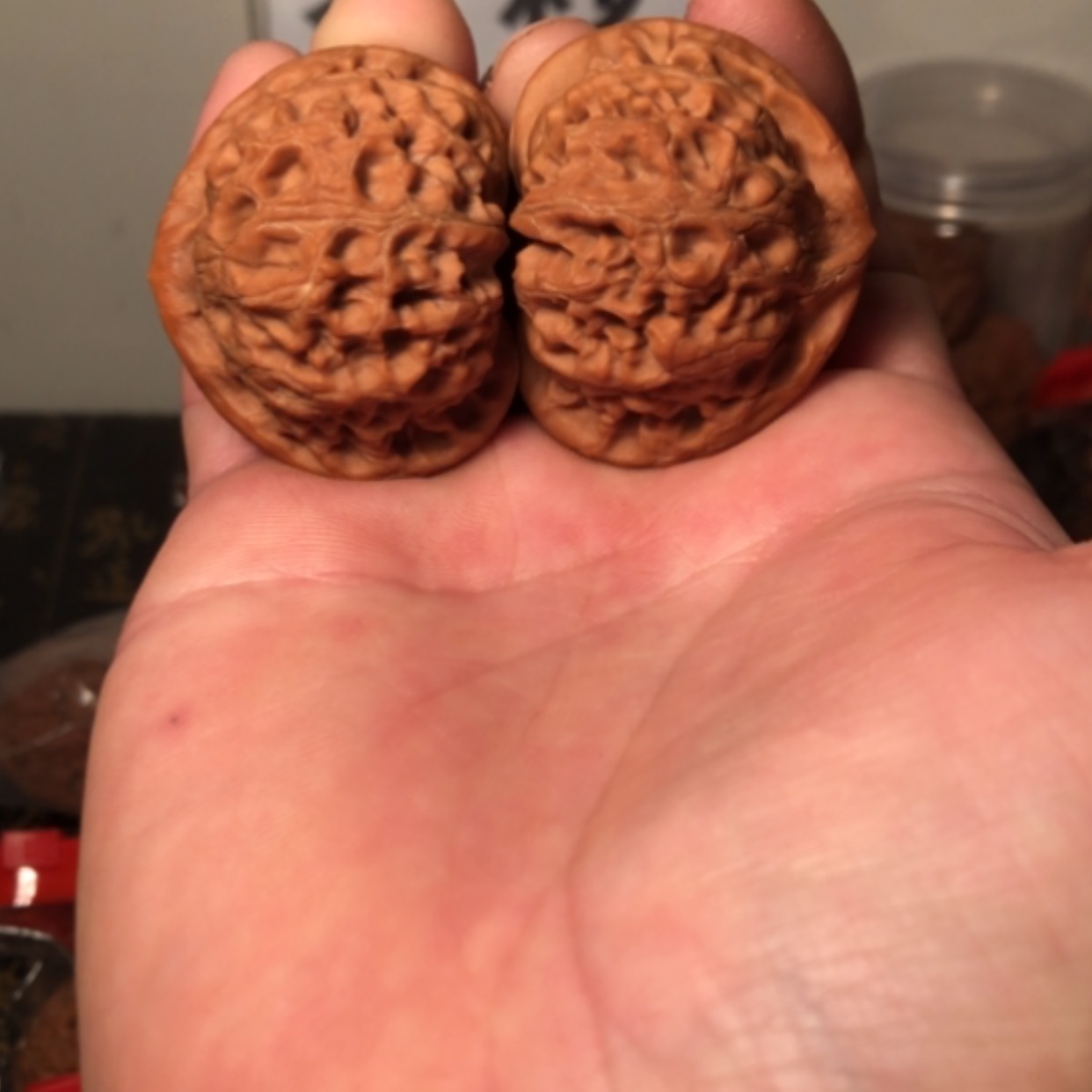 【闪购商品】文玩核桃把件宫灯43