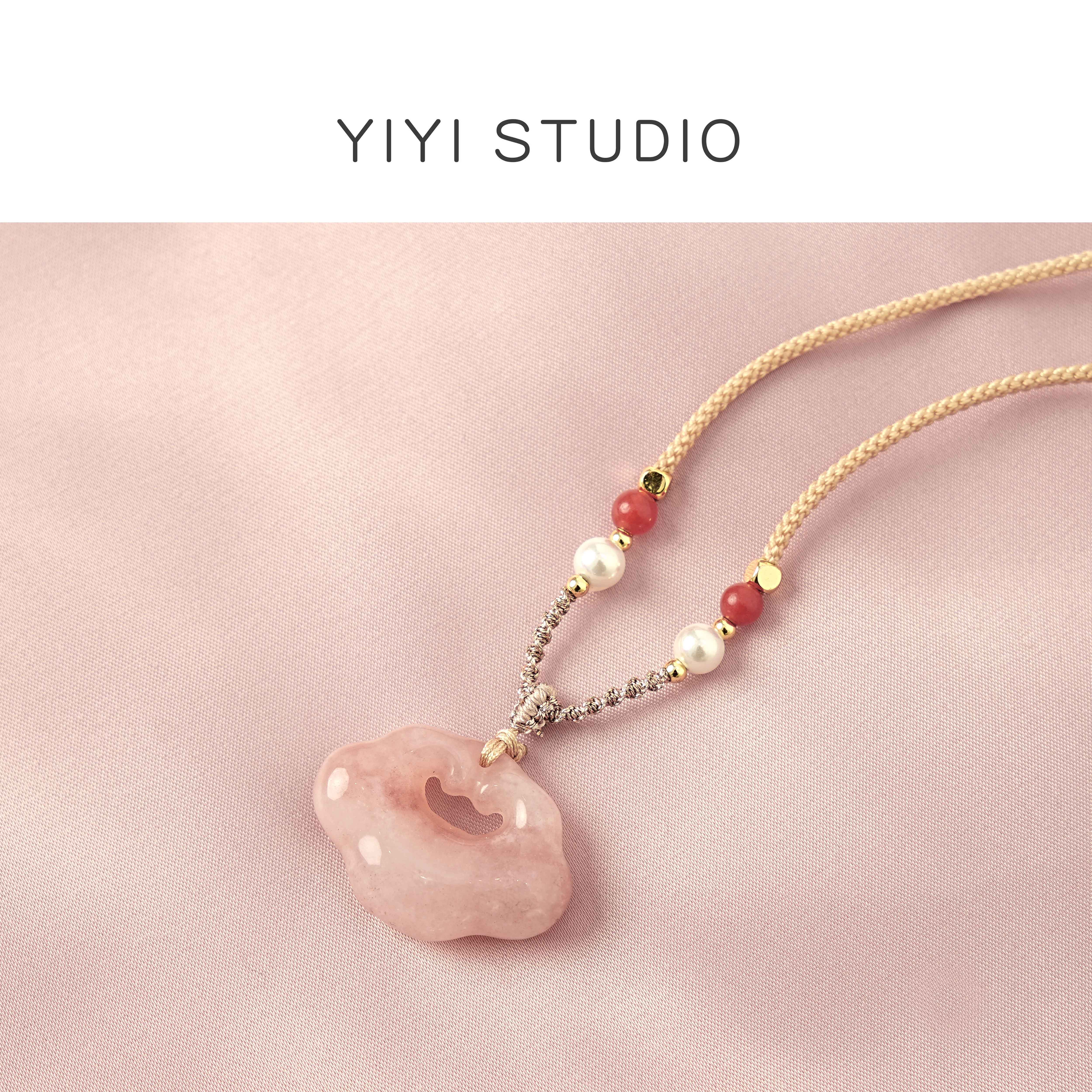 合金项链 【棠花馥雪项链】<搭配>新中式祥云锁项链吊坠高级感配饰