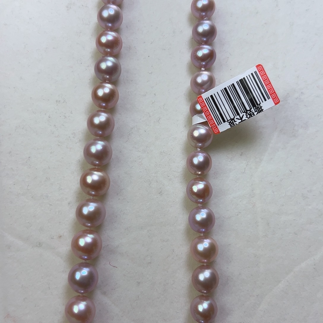 淡水珍珠颈饰银S925镶嵌10-11淡水珍珠