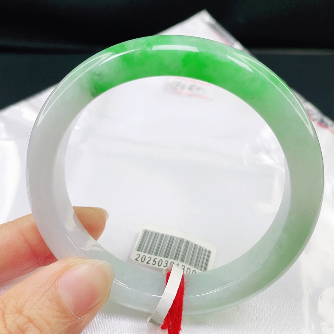 未镶嵌手镯翡翠正圈56.6 038