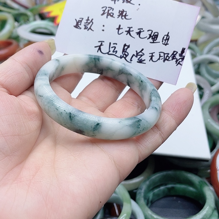 玻璃非金属手镯黑色