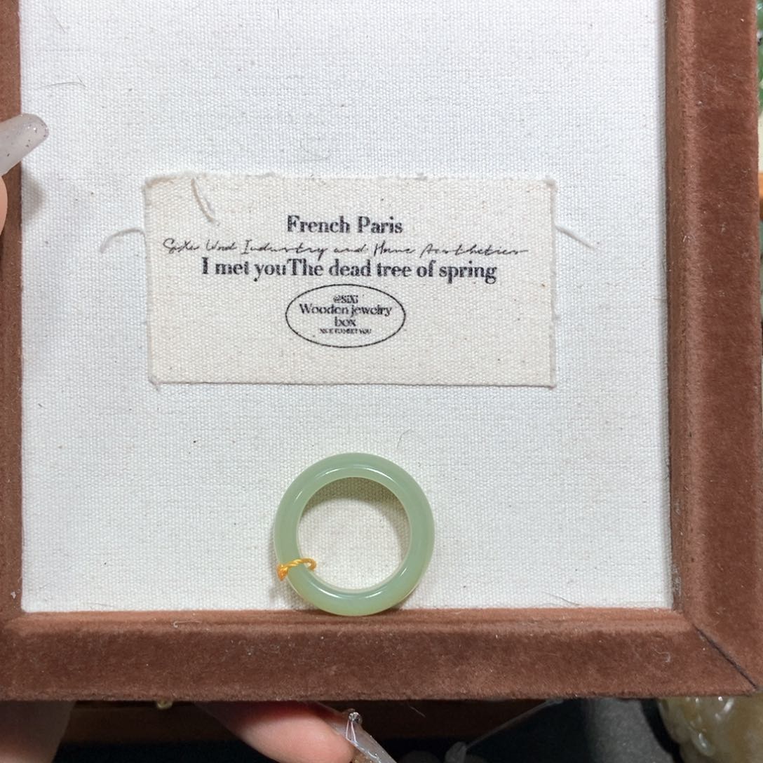 和田玉（糖玉）戒指未镶嵌