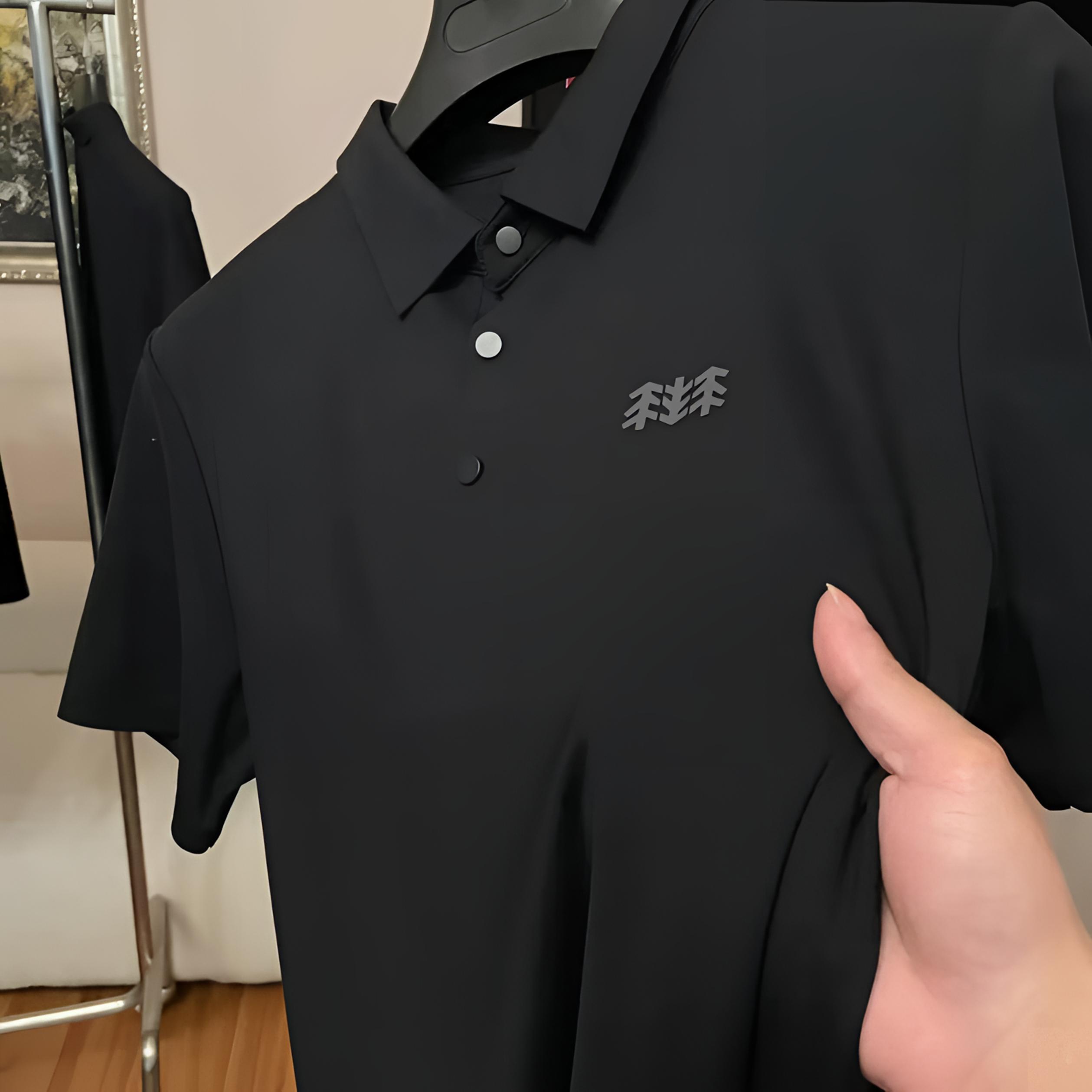 【海外撤柜 正品专卖店】轻奢男士翻领polo衫全无痕舒适短袖T恤树家