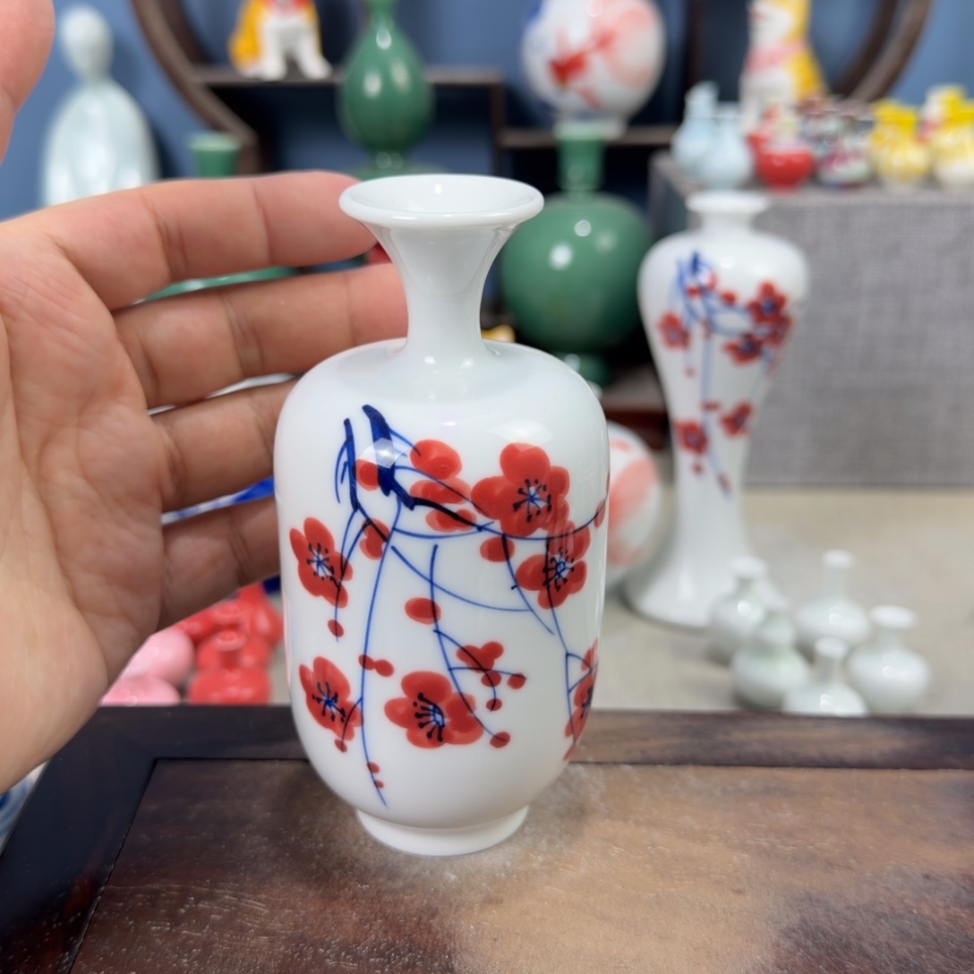 陶瓷手工小花器摆件