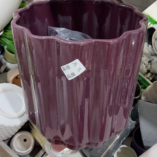 多肉绿植陶瓷花盆9.9包邮，有孔