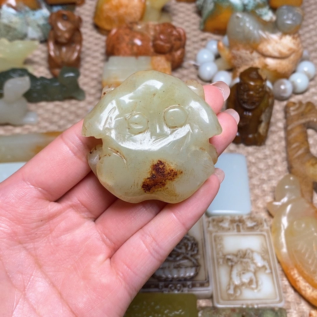 白玉菩提吊坠白玉菩提白玉菩提摆件