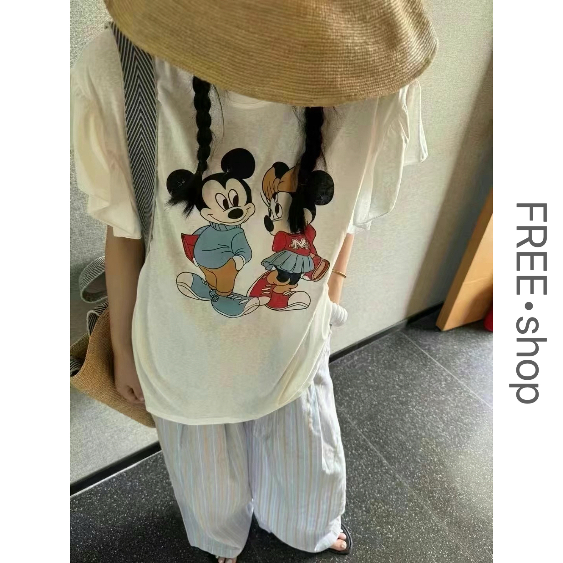 222#【编码401～450】2025韩国东大门新款甜美风休闲宽松体恤外套