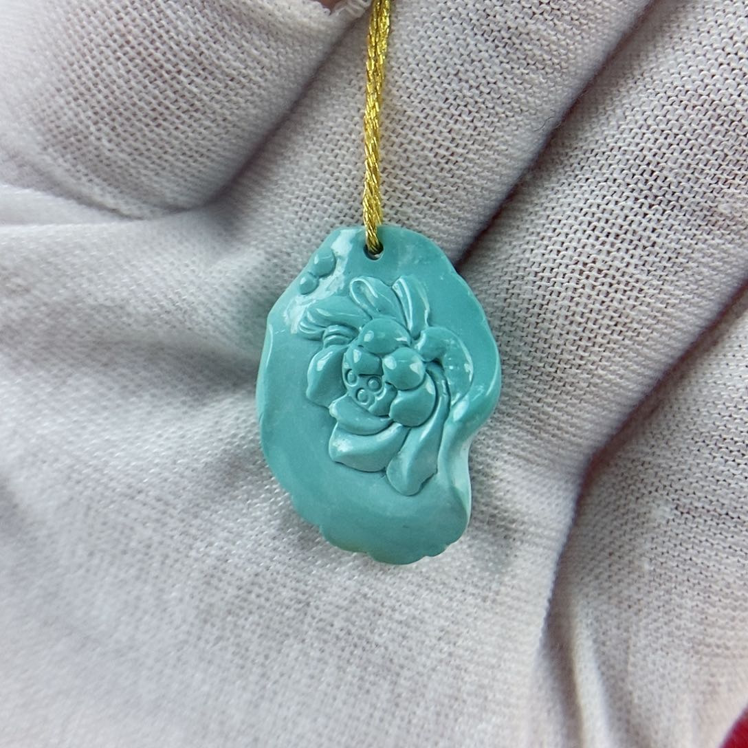 绿松石珠宝奇石未镶嵌