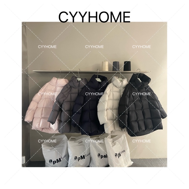 CYYHOME中长款连帽加厚云朵泡芙羽绒服（不要机洗）