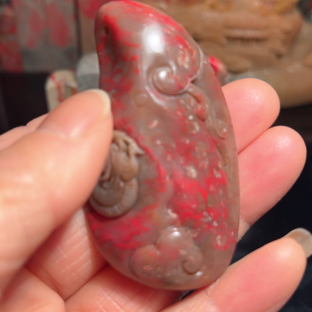 昌化石印石昌化鸡血石