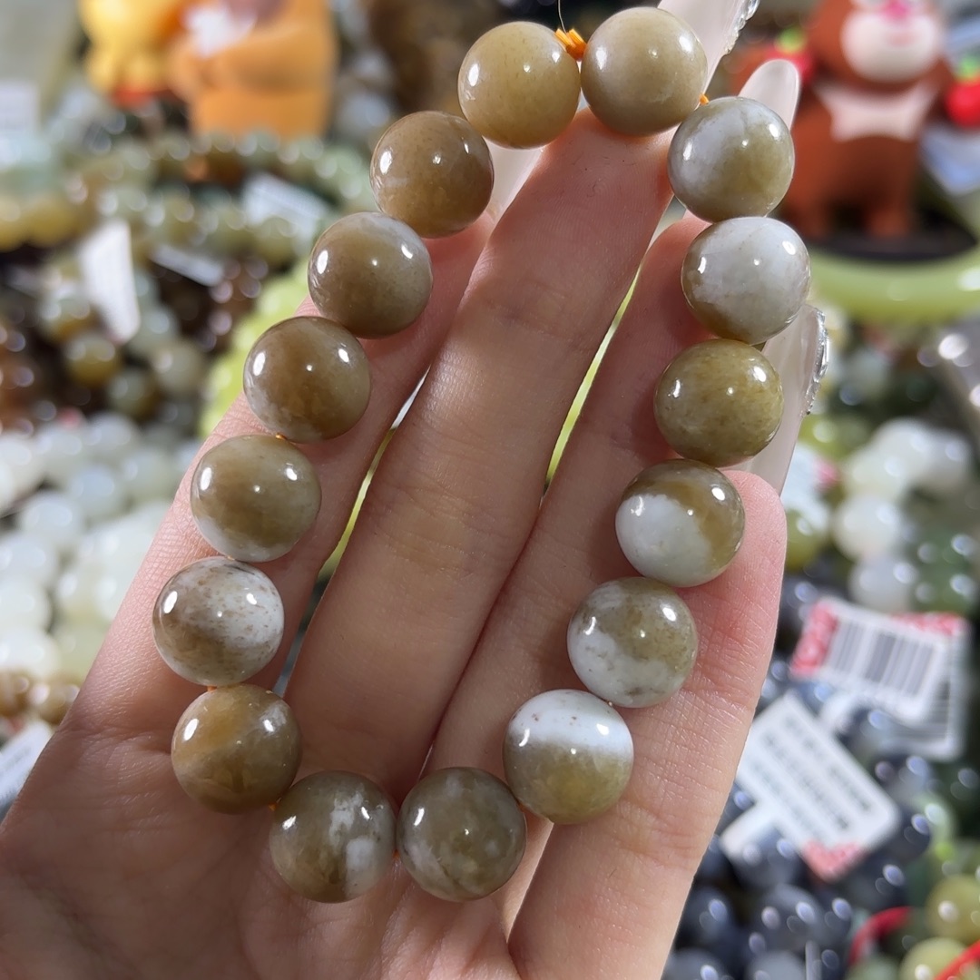 和田玉未镶嵌手链547