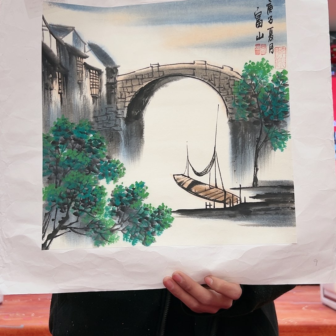 国画孙立芳展览原作