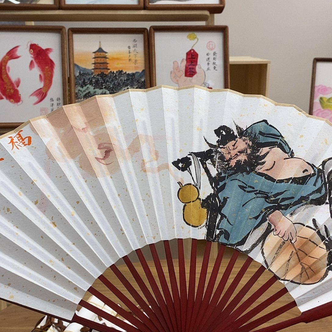 国画折扇发发发发发发