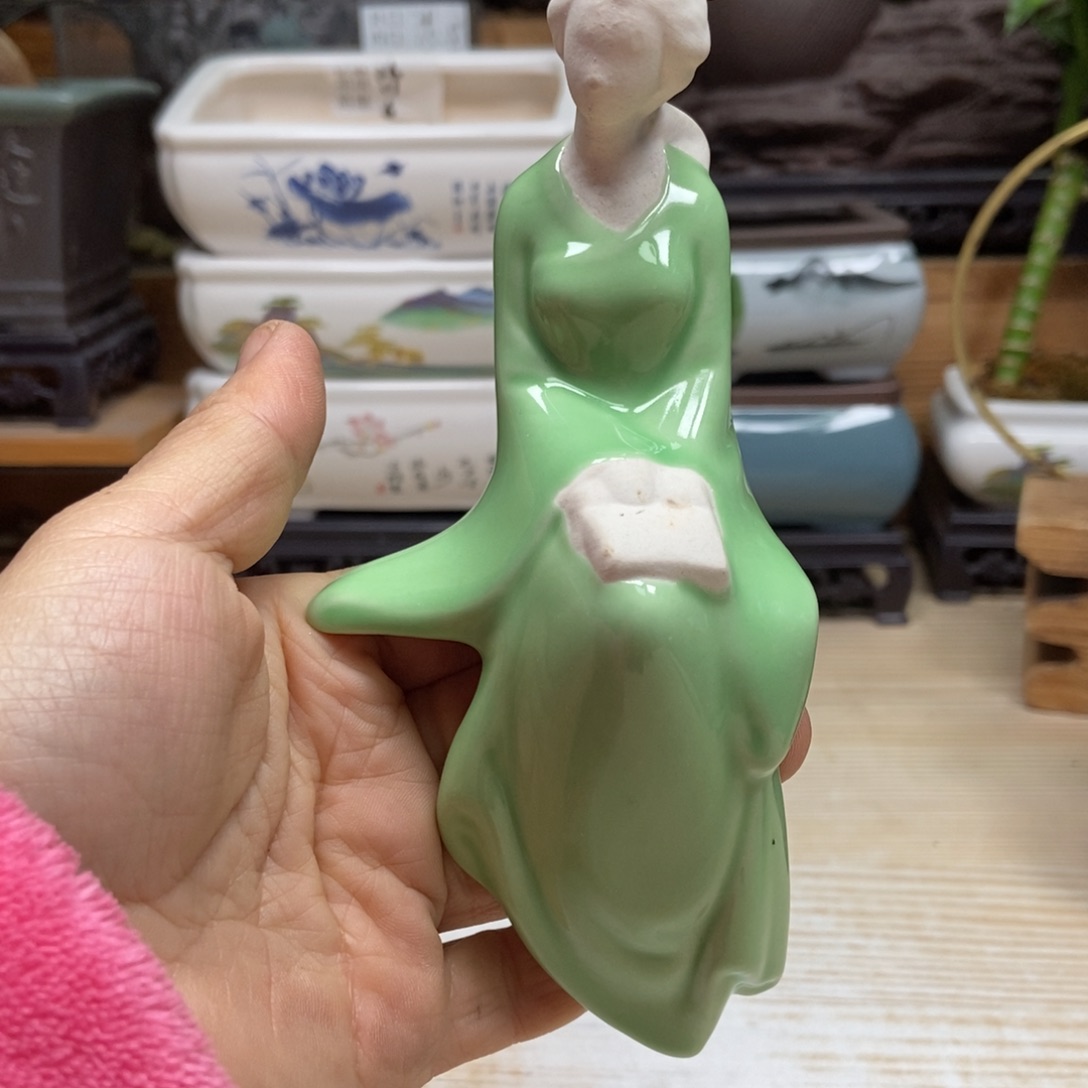 瓷片陶瓷花盆陶瓷艺术