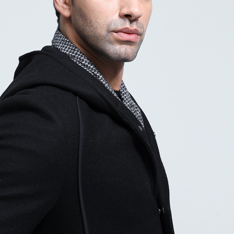 顺美男士毛呢大衣900600