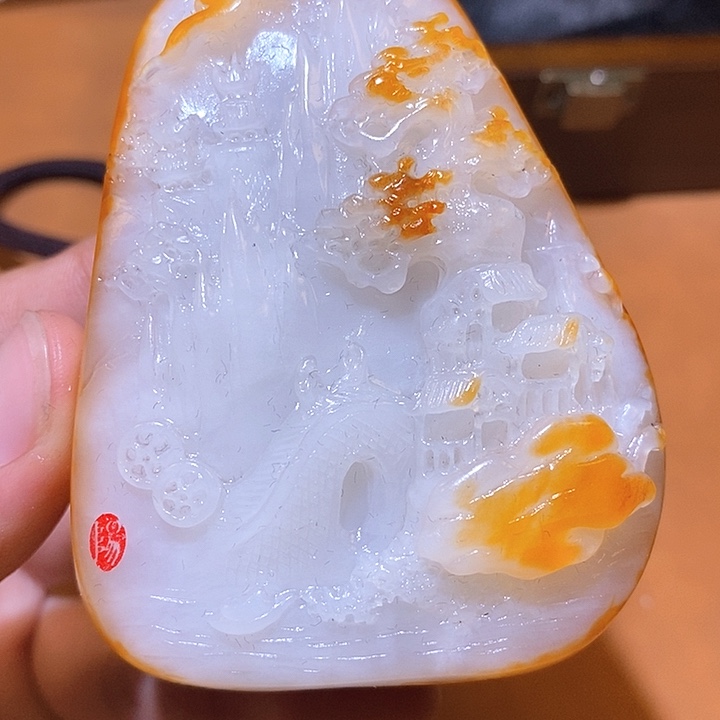 和田玉未镶嵌颈饰L8 