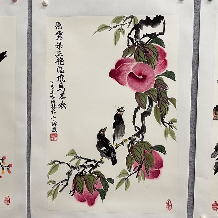国画花鸟的翅膀和翅膀都是70.46