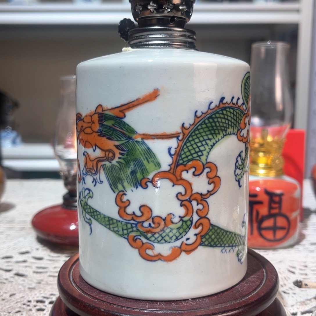 摆件景德镇陶瓷香薰灯