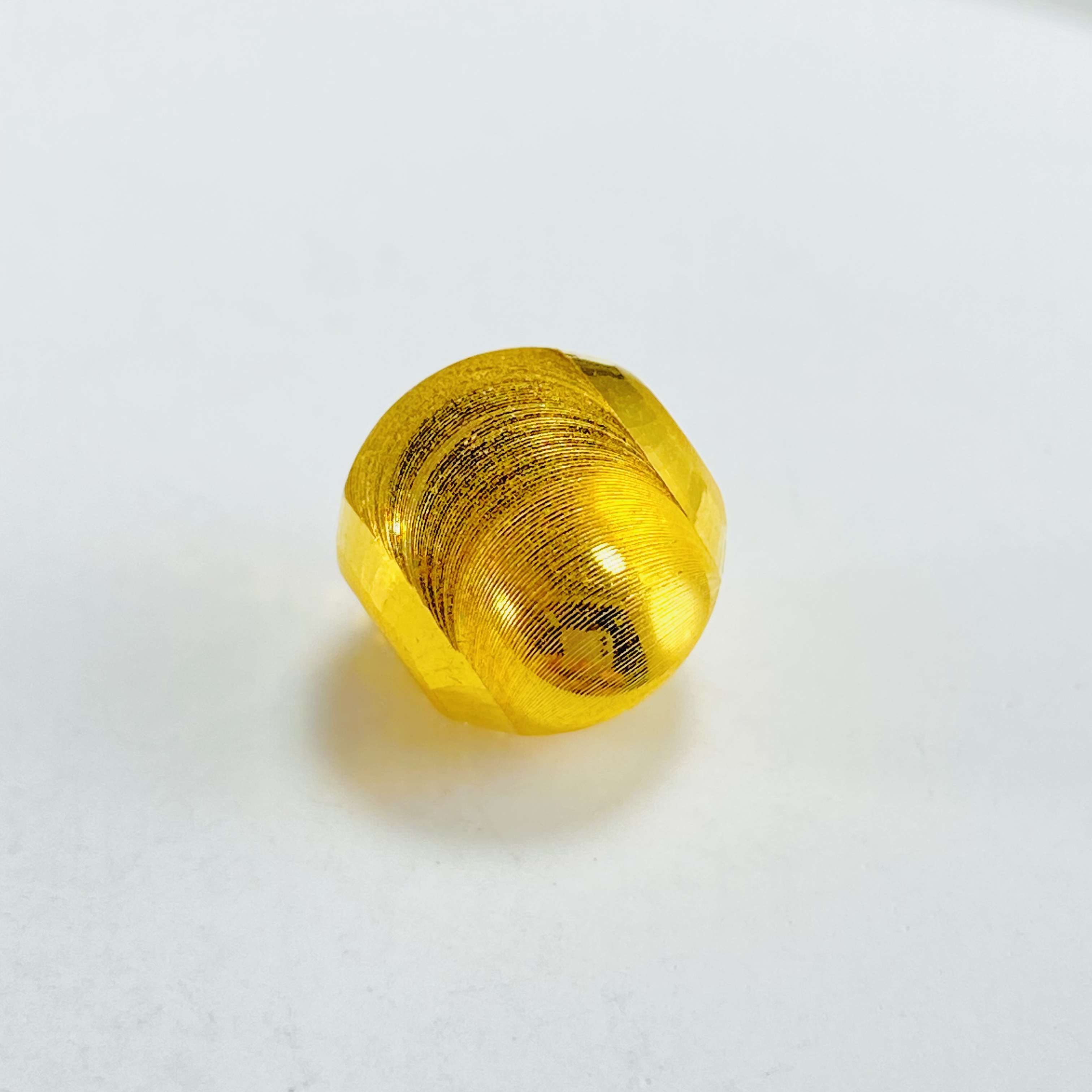 足金999 黄金猫眼金珠约卡10mm 0.58