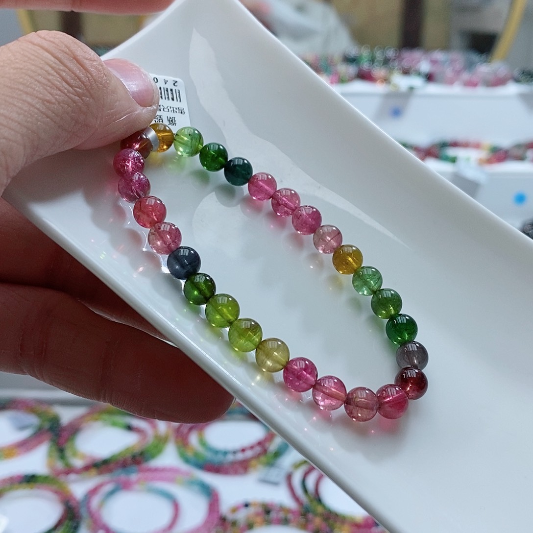 碧玺手链未镶嵌手链