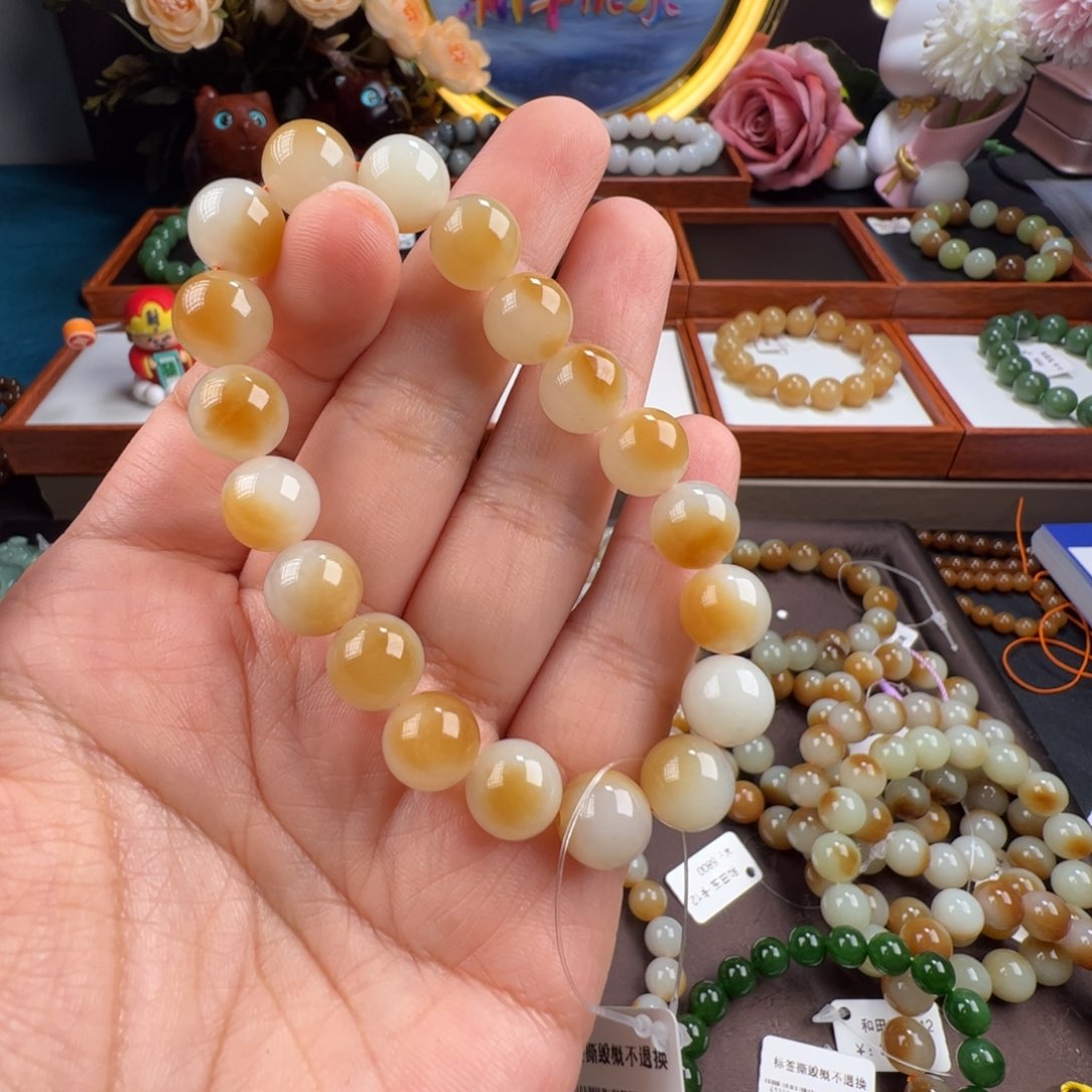 和田玉手链未镶嵌