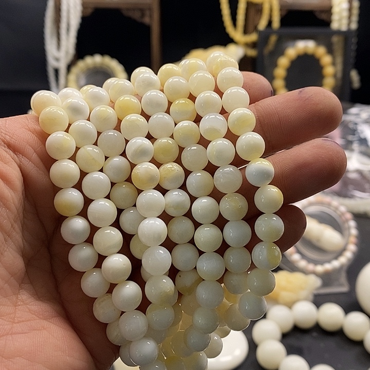 喜***理贝壳手串/手链08带黄