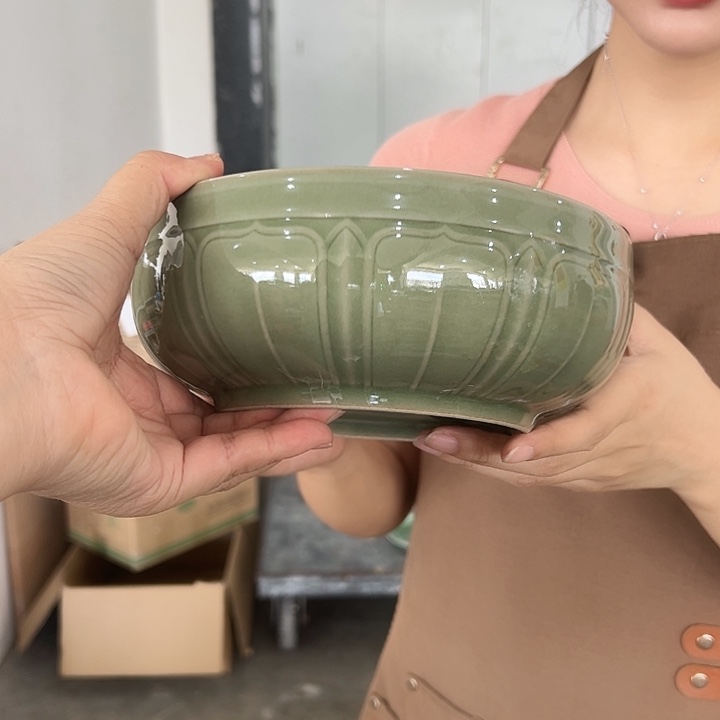 龙泉云间青瓷小米茶器