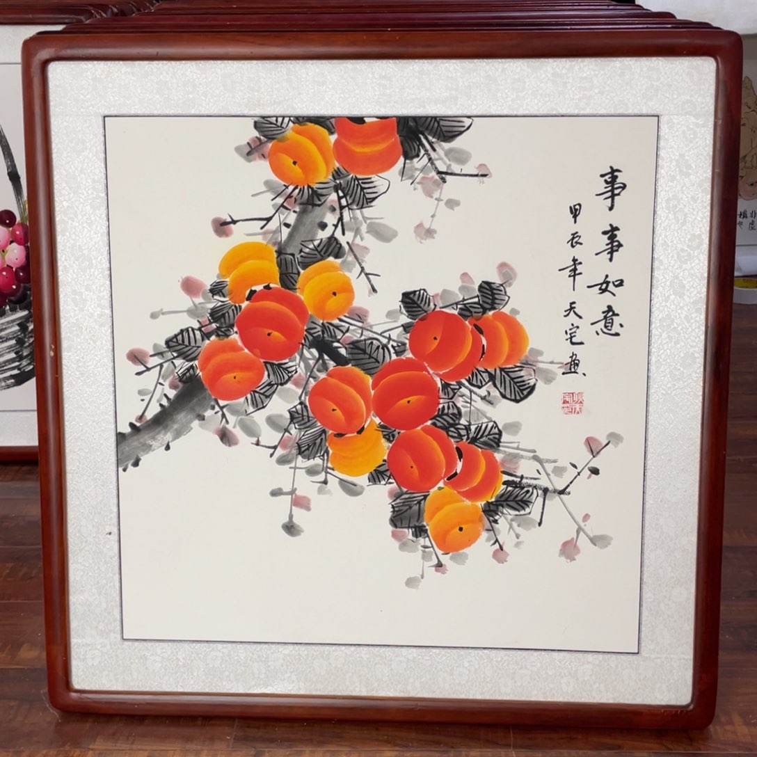 国画带框尺寸63*63厘米