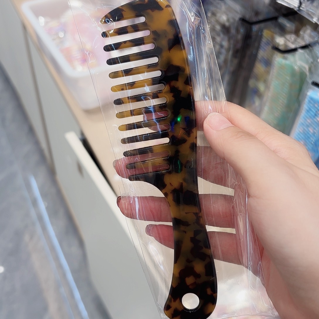 非金属发饰18号宽齿梳醋酸