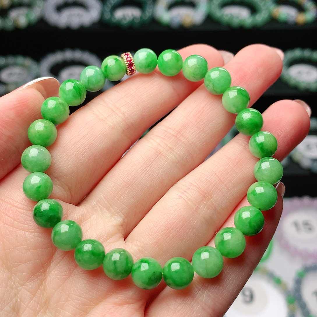 翡翠手链未镶嵌情**已翡翠