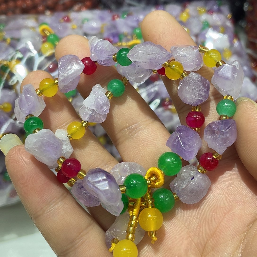 未镶嵌手链紫晶111