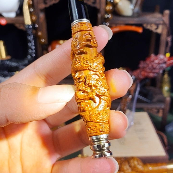 高端定制金丝楠烟嘴