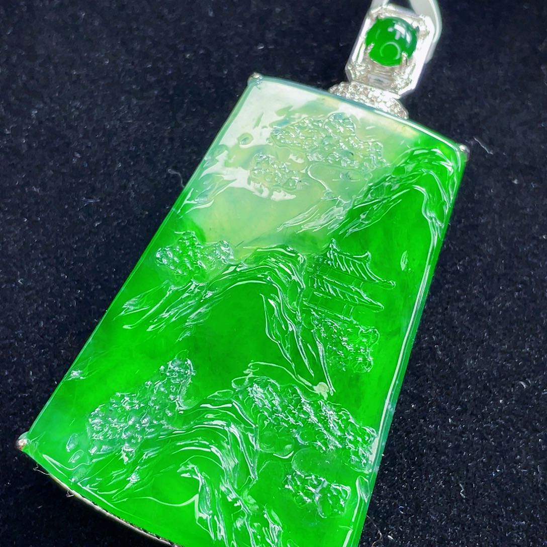 翡翠吊坠(不含链)未镶嵌