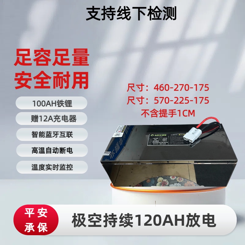 玉娇龙电池60V72V100AH铁锂，两轮电摩三轮车专用