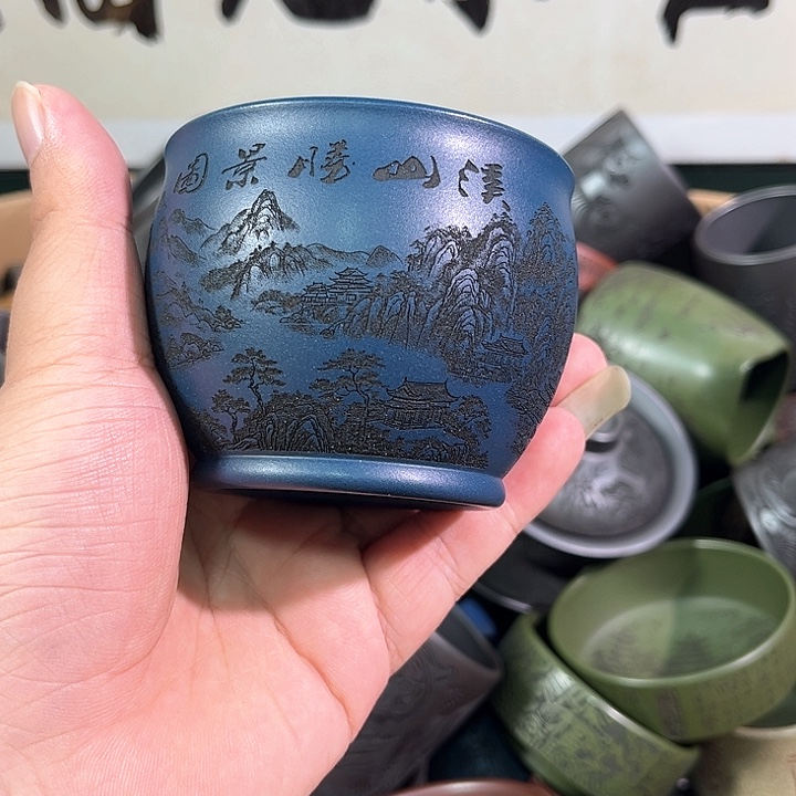 茶杯紫砂全手工紫砂主人杯