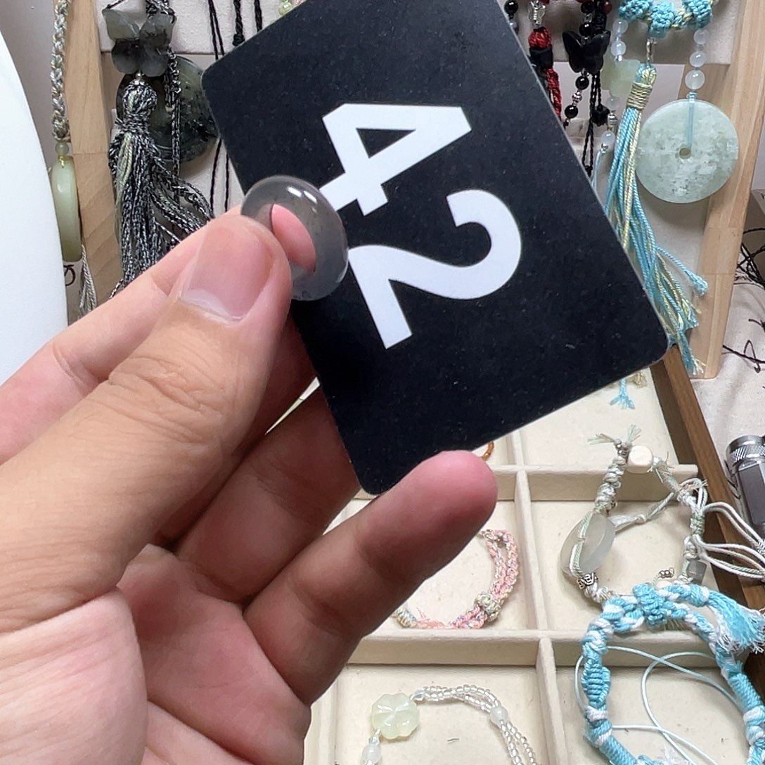 忆***弦蛇纹石玉合金手链