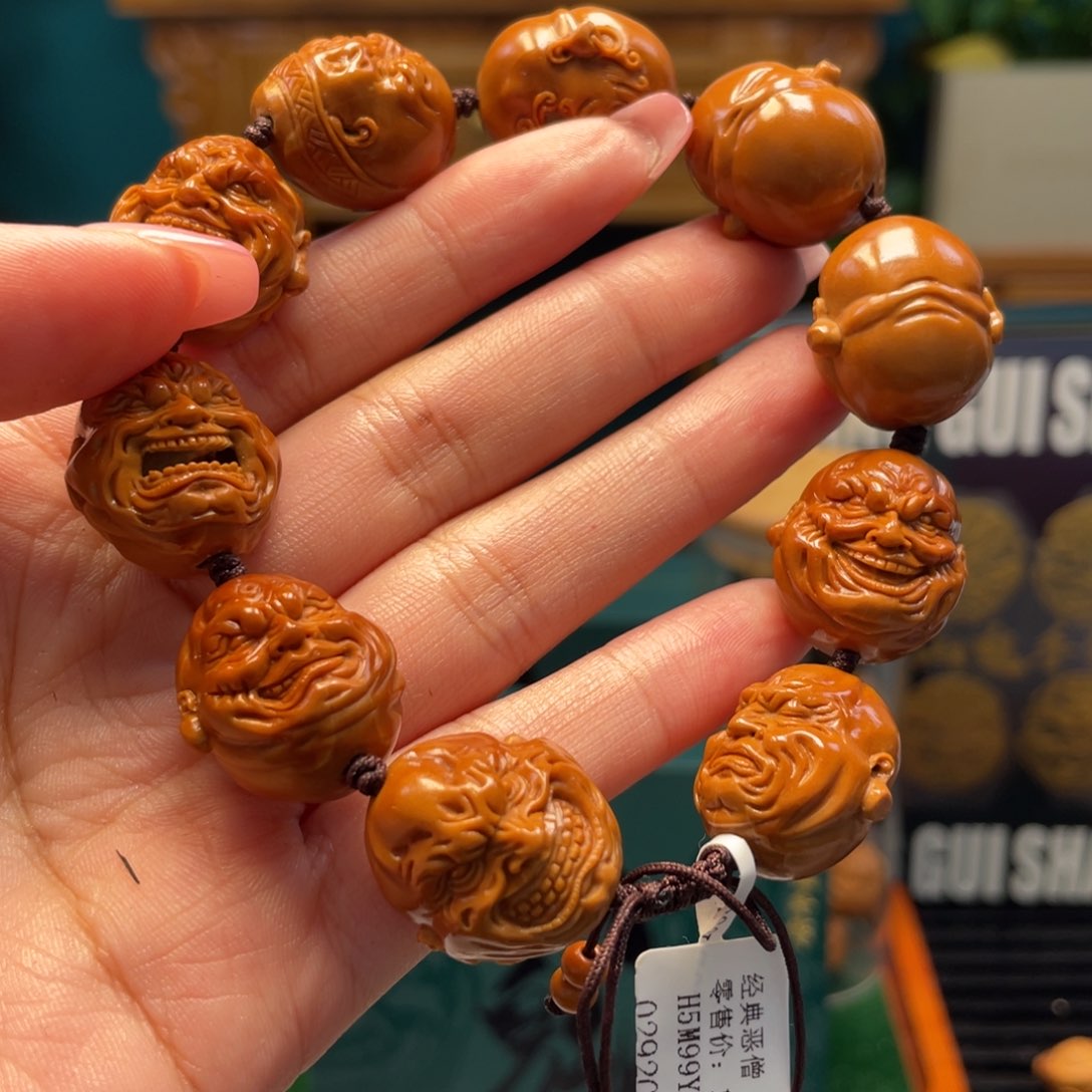 橄榄核手串/手链蹦*跶恶僧的