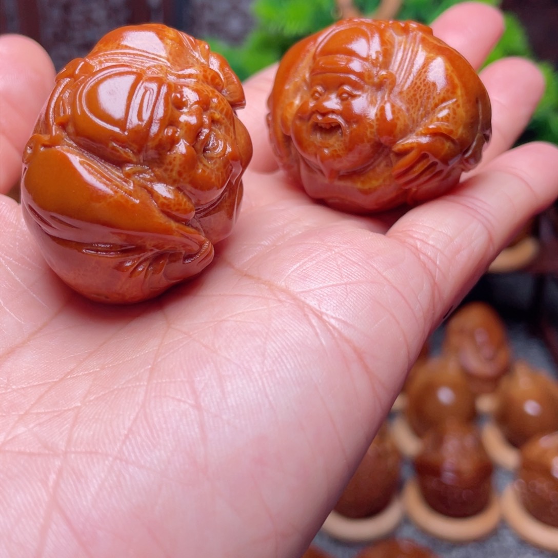 【闪购商品】橄榄核手串/手链32左右横财手球