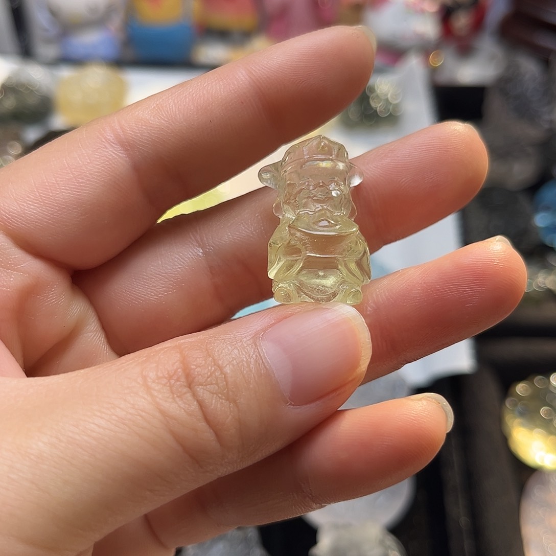 颈饰银S925镶嵌水晶?**楊黄水财神6