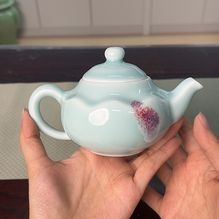 龙泉云间青瓷小米茶器