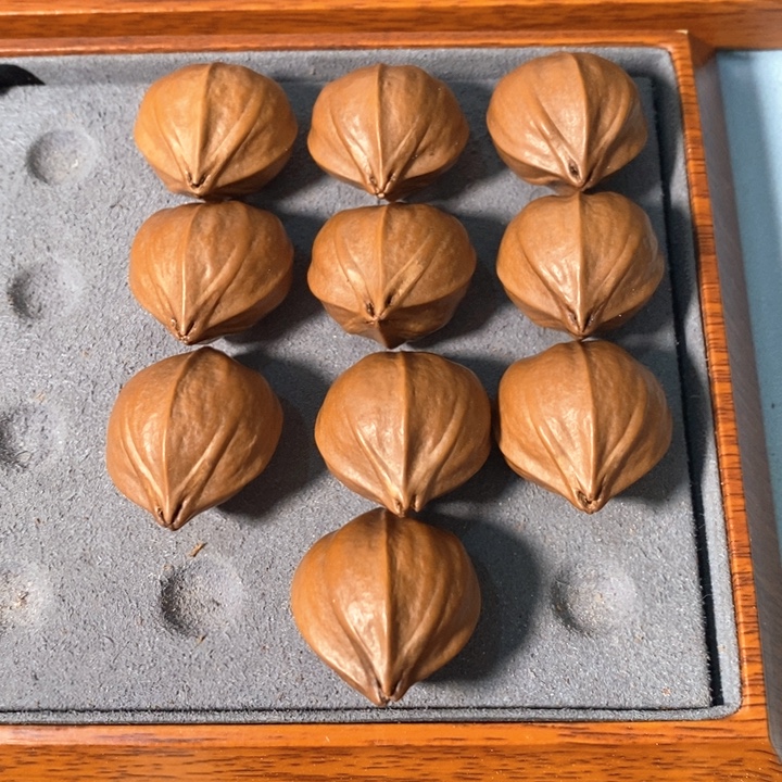 手串橄榄核1352精品4花老树王蒜头铁核8+2颗