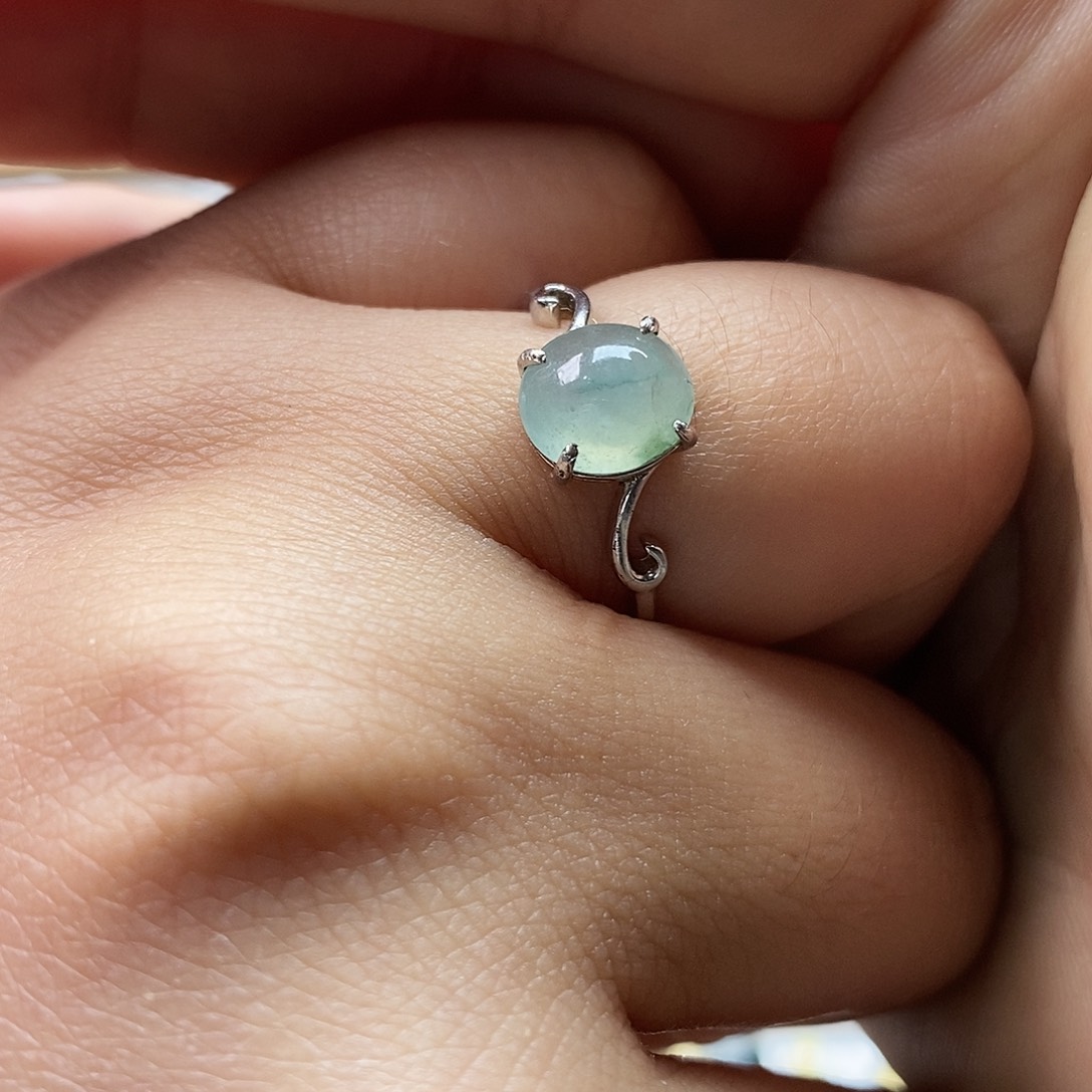 翡翠未镶嵌戒指翡翠